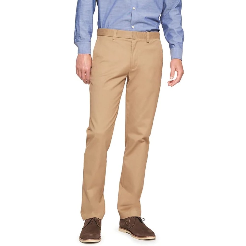 Banana Republic Aiden Techmotion Chino 34x34 Khaki